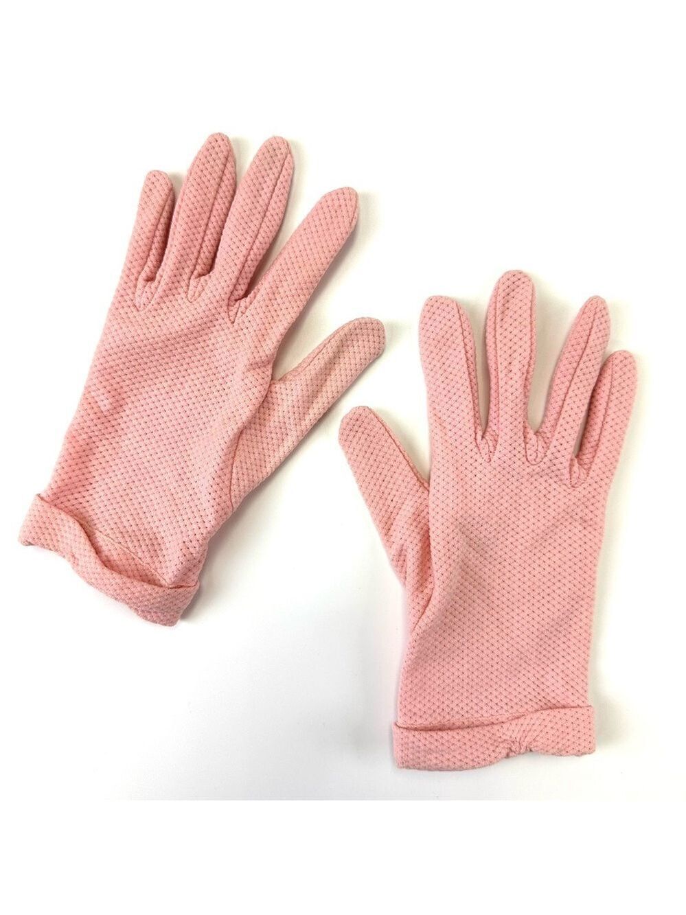 Vintage pink wrist party gloves Fits Small Medium